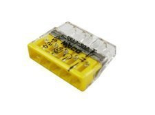 Szybkozłączka WAGO 5-torowa do przewodów typu drut o średnicy 0,5-2,5 mm2