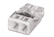 Szybkozłączka WAGO 2-torowa do przewodów typu drut o średnicy 0,5-2,5 mm2