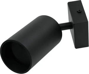 Kinkiet lampa z pojedynczym ruchomym punktem GU10 QUALIS I czarna