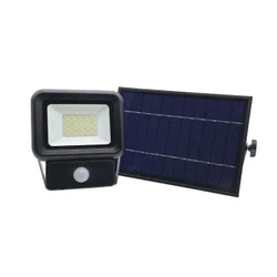 Naświetlacz LED SOLARNY 20W biały zimny z czujnikiem ruchu