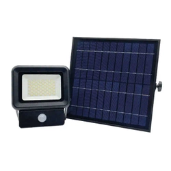 Naświetlacz LED SOLARNY 30W biały zimny z czujnikiem ruchu