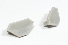 Zaślepka 1 sztuka do profilu narożnego Lumines typ C szara