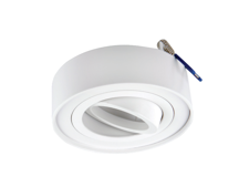 Oprawa wpuszczana okrągła ruchoma biały mat - ROLLO MIDI