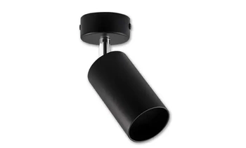 Kinkiet lampa z pojedynczym ruchomym punktem GU10 BARDO I czarna