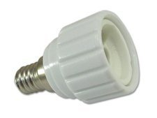 Przejściówka żarówki (adapter) E14 > GU10