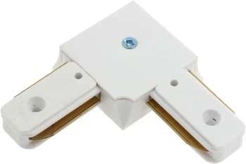 Łącznik do szynoprzewodów 1f jednofazowych kątowy - biały