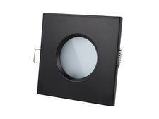 Oprawa sufitowa LED line® wodoodporna kwadrat odlew czarna