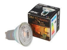 Żarówka LED line GU10 220~240V 5,5W 345lm 2200-3000K Dim to Warm