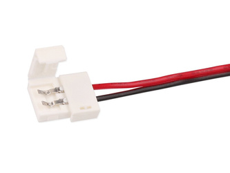 Złączka CLICK pojedyncza do taśm LED 8mm + przewód 14cm