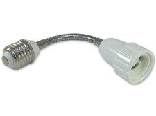 Przedłużka (adapter) E27 > GU10 z elastycznym złączem
