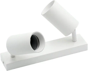 Kinkiet lampa z dwoma ruchomymi punktami GU10 QUALIS II biała