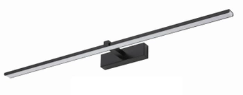 Lampa nad lustro 90cm czarna 18W