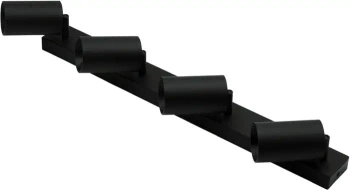 Kinkiet lampa z czteroma ruchomymi punktami GU10 QUALIS IV czarna