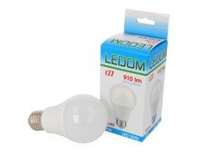 Żarówka LED LEDOM E27 A60 230V 10W 910lm biała dzienna 4000K