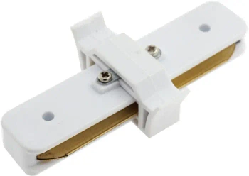 Łącznik do szynoprzewodów 1f jednofazowych prosty - biały