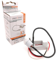 Czujnik ruchu wpuszczany 12-24V DC z zewnętrznym sensorem na podczerwień