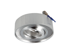 Oprawa wpuszczana okrągła ruchoma srebrny szczotkowany- ROLLO MIDI