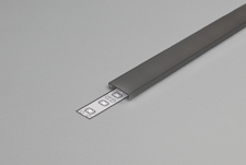 Klosz C klik czarny do profilu SURFACE10, UNI12, DEEP10, GROOVE10, TRIO10, CORNER10, STEP10, WAY10, ARC12, WALLE12, PEN12, UNI-TILE12, FRAME14, OVAL20, EDGE10, BEGTON12 2m