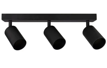 Kinkiet lampa z trzema ruchomymi punktami GU10 SPOTI czarna