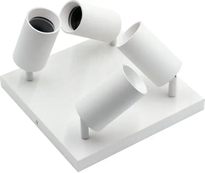 Kinkiet lampa z czteroma ruchomymi punktami GU10 QUALIS IV biała