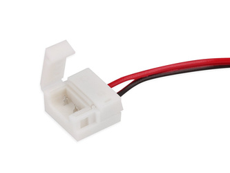 Złączka CLICK pojedyncza do taśm LED wodoodpornych 10mm + przewód