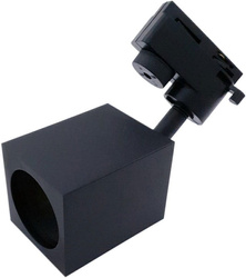 Lampa na szynoprzewód GU10 BRICK - czarna