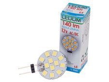 Żarówka LED G4 12V 2W AC/DC 6000K biała zimna