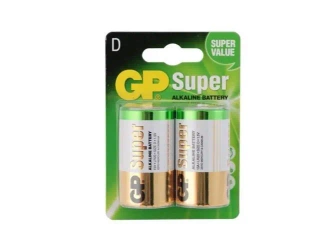 BATERIA GP LR20 R20 SUPER ALKALINE 1,5V- 2 szt.